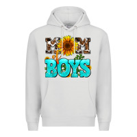 Dove Grey mom of boys Premium Hoodie - AdoDesignShop