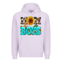 Lilac mom of boys Premium Hoodie - AdoDesignShop