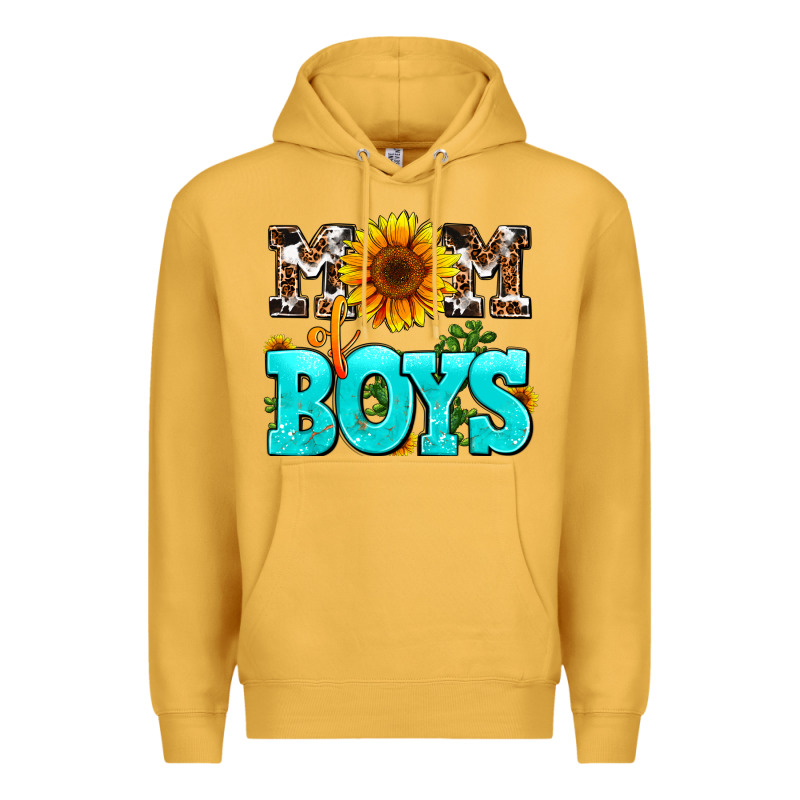 Mom Of Boys Premium Hoodie by AdoDesignShop | Teevron