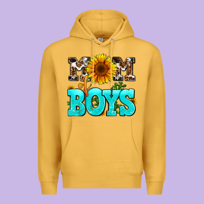 Mom Of Boys Premium Hoodie Designed By Adodesignshop