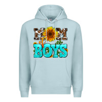Blue Mist mom of boys Premium Hoodie - AdoDesignShop