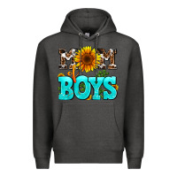 Charcoal Heather mom of boys Premium Hoodie - AdoDesignShop