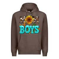 Coffee mom of boys Premium Hoodie - AdoDesignShop