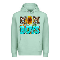 Seafoam mom of boys Premium Hoodie - AdoDesignShop
