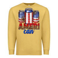 Antique Gold Ameri can Premium Sweatshirt - texasbilliewilder