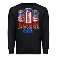 Black Ameri can Premium Sweatshirt - texasbilliewilder