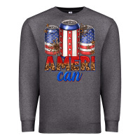 Charcoal Heather Ameri can Premium Sweatshirt - texasbilliewilder