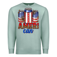 Seafoam Ameri can Premium Sweatshirt - texasbilliewilder