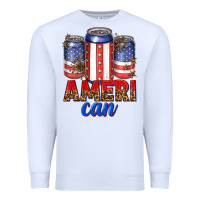 White Ameri can Premium Sweatshirt - texasbilliewilder
