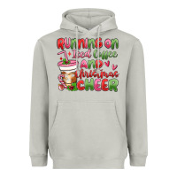 Moon Dust running on iced coffee and christmas cheer Heavyweight Hoodie - MaliasSmallBusiness