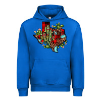 Cobalt cactus christmas texas map Urban Hoodie - JahusDesignShop