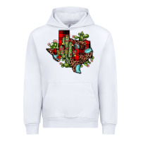 White cactus christmas texas map Urban Hoodie - JahusDesignShop