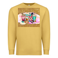 Antique Gold small business coffee cups Premium Sweatshirt - Zillion Design Studio
