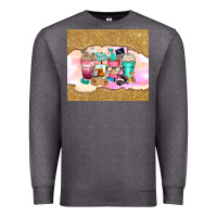 Charcoal Heather small business coffee cups Premium Sweatshirt - Zillion Design Studio