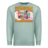 Seafoam small business coffee cups Premium Sweatshirt - Zillion Design Studio