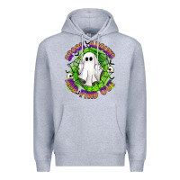 Heather Grey spook aound and find out Premium Hoodie - Artiststas