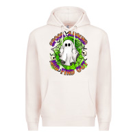 Pale Pink spook aound and find out Premium Hoodie - Artiststas
