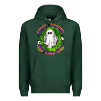 Sports Green spook aound and find out Premium Hoodie - Artiststas