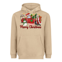 Mushroom merry christmas truck Heavyweight Hoodie - MaliasSmallBusiness