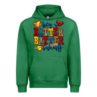 Emerald hey batter batter swing softball Urban Hoodie - Jasminsmagicworld