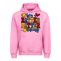 Fuchsia Pink hey batter batter swing softball Urban Hoodie - Jasminsmagicworld