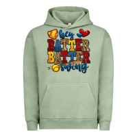 Pigment Oil Green hey batter batter swing softball Urban Hoodie - Jasminsmagicworld