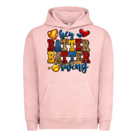 Pigment Salmon hey batter batter swing softball Urban Hoodie - Jasminsmagicworld