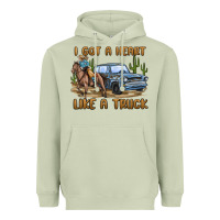 Matcha i got a heart like a truck Heavyweight Hoodie - MaliasSmallBusiness