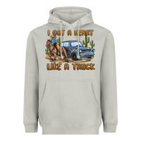 Moon Dust i got a heart like a truck Heavyweight Hoodie - MaliasSmallBusiness
