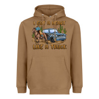 Toasted Coconut i got a heart like a truck Heavyweight Hoodie - MaliasSmallBusiness