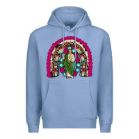 Colony Blue san judas rainbow Premium Hoodie - JahusDesignShop