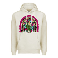 Oatmeal Heather san judas rainbow Premium Hoodie - JahusDesignShop