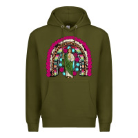 Army Green san judas rainbow Premium Hoodie - JahusDesignShop