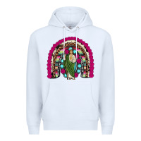 White san judas rainbow Premium Hoodie - JahusDesignShop
