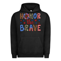 Pigment Black honor the brave Urban Hoodie - Artiststas