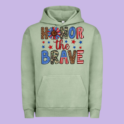 Honor The Brave Urban Hoodie Designed By Artiststas