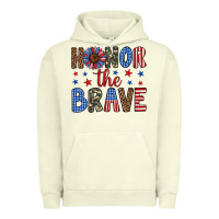 Pigment Pistachio honor the brave Urban Hoodie - Artiststas