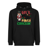 Black lets get this party crackin Heavyweight Hoodie - MaliasSmallBusiness
