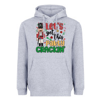 Heather Grey lets get this party crackin Heavyweight Hoodie - MaliasSmallBusiness