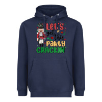 Navy lets get this party crackin Heavyweight Hoodie - MaliasSmallBusiness