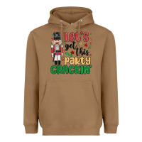 Toasted Coconut lets get this party crackin Heavyweight Hoodie - MaliasSmallBusiness