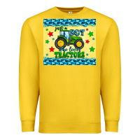 Lemon just a boy who loves tractors Premium Sweatshirt - Zillion Design Studio