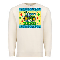 Sandshell just a boy who loves tractors Premium Sweatshirt - Zillion Design Studio