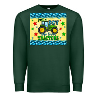 Sports Green just a boy who loves tractors Premium Sweatshirt - Zillion Design Studio
