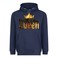 Navy birthday queen Heavyweight Hoodie - MaliasSmallBusiness