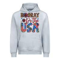 Heather Grey hooray for the usa Urban Hoodie - Artiststas