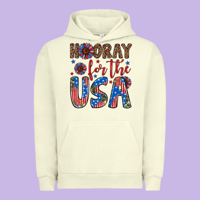 Hooray For The Usa Urban Hoodie Designed By Artiststas