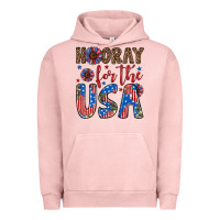 Pigment Salmon hooray for the usa Urban Hoodie - Artiststas