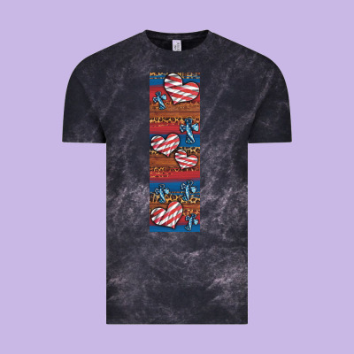 Usa Flag And Cross Penwraps 1 Vintage Tee Designed By Artiststas