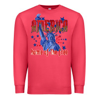 Cardinal America home of the free Premium Sweatshirt - texasbilliewilder